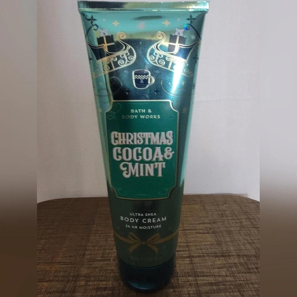 Bath And Body Works Christmas Cocoa & Mint Body Cream Retired Scent